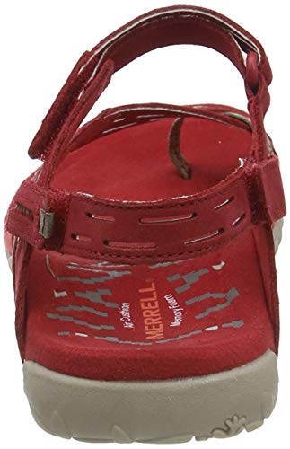 Merrell Terran Convert Ii Sandalias Deportivas para Mujer, Rojo (Chilli Chilli), 42 EU