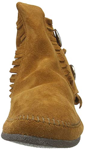 Minnetonka Men's Two Button Hardsole Boot 9 M Brown