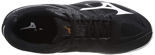 Mizuno Thunder Blade 2, Zapatillas de vóleibol Unisex Adulto, Negro/Blanco/Ébano, 38.5 EU