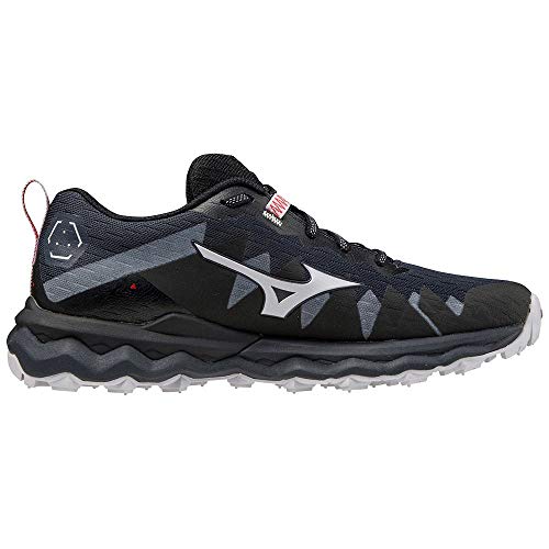 Mizuno Wave Daichi 6, Zapatillas para Carreras de montaña Mujer, Indiaink-Encendido Negro, 40 EU