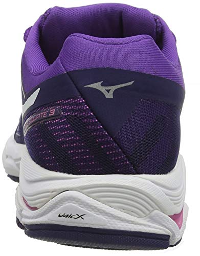 Mizuno Wave EQUATE 3, Zapatillas de Running Mujer, Púrpura Astral Aura Glaciergray Pansy 40, 38.5 EU