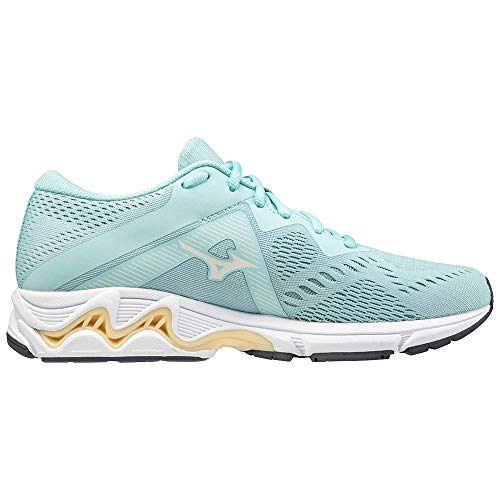 Mizuno Wave Equate 5, Zapatillas para Correr Mujer, Huevo Dustyt Pastely, 41 EU