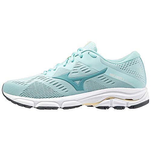 Mizuno Wave Equate 5, Zapatillas para Correr Mujer, Huevo Dustyt Pastely, 41 EU