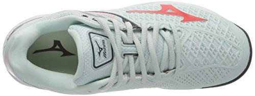 Mizuno Wave Exceed Tour 4 AC, Zapatos de Tenis Mujer, Wanb Ignitionred Salute, 38 EU