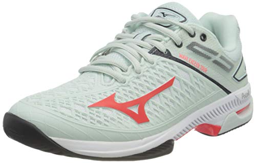 Mizuno Wave Exceed Tour 4 AC, Zapatos de Tenis Mujer, Wanb Ignitionred Salute, 38 EU