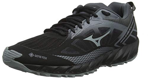 Mizuno Wave Ibuki 2 GTX, Zapatillas de Running para Asfalto Mujer, Negro (Black/Monument/Shadow 37), 43 EU