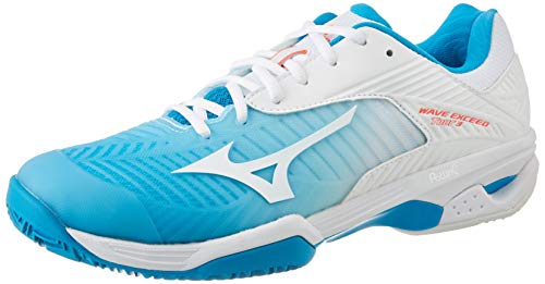 Mizuno Wave Mujin 5, Zapatillas de Trail Running Mujer, Black Black Glacier Gray Hot Coral 31, 41 EU