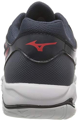 Mizuno Wave Phantom 2, Zapatilla de Balonmano Hombre, Salute Ignitionred Negro, 46.5 EU