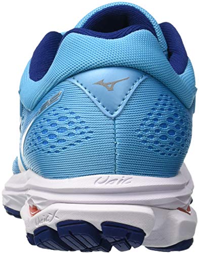 Mizuno Wave Rider 22, Zapatillas de Running Mujer, Azul (Blueatoll/White/Georgiapeach 01), 37 EU