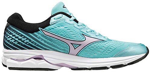 Mizuno Wave Rider 22, Zapatillas de Running para Mujer, Turquesa (Angel Blue/Lavender Frost/Black 69), 39 EU