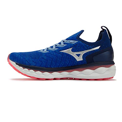 Mizuno Wave Sky Neo, Zapatillas para Correr Mujer, Reflexbluec Silver Dpink, 38.5 EU