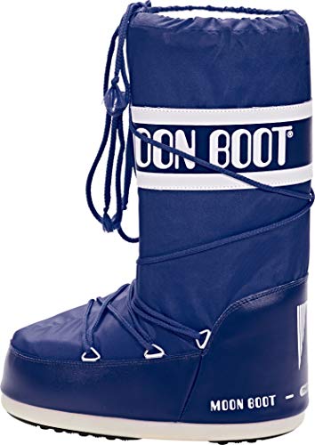 MOON BOOT Nylon, Botas de Nieve Unisex niños, Azul (Blue 2), 31-34 EU