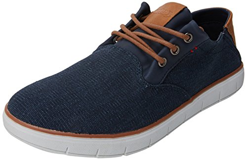 MTNG Bambu, Zapatilla Baja para Hombre, Multicolore (Yuri Negrolotus Negrocueroyuri Rojo), 43 EU