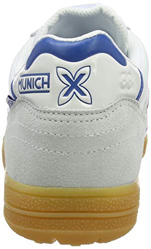 Munich Gresca, Zapatillas de fútbol Unisex Adulto, Blanco, 41