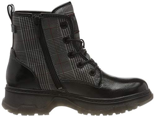 MUSTANG 1361-504, Botas Cortas al Tobillo Mujer, Negro y Gris, 42 EU