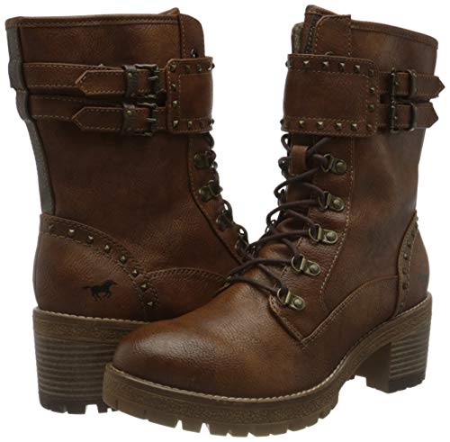 MUSTANG 1374-603, Botas Cortas al Tobillo Mujer, coñac, 42 EU