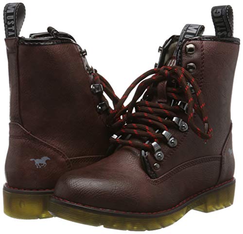 MUSTANG 5055-602-55, Botas clásicas. Unisex Adulto, Rojo Burdeos 55, 38 EU