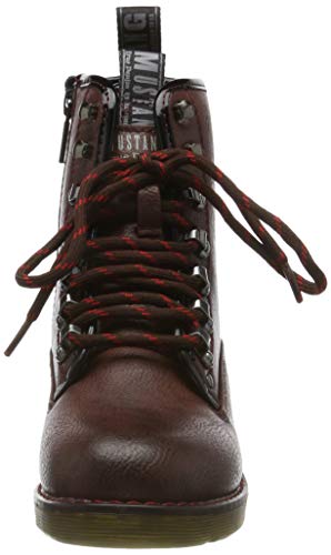 MUSTANG 5055-602-55, Botas clásicas. Unisex Adulto, Rojo Burdeos 55, 38 EU