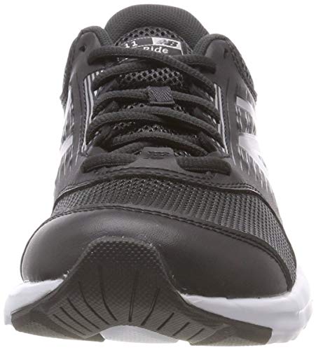 New Balance 411 Sneakers, Zapatillas de Correr Mujer, Negro (Black/White), 35 EU