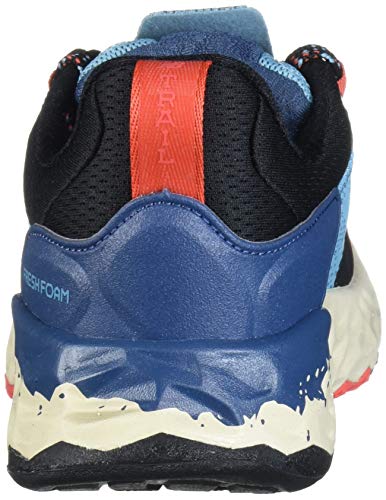 New Balance Hierro V5 Fresh Foam, Zapatillas para Carreras de montaña Mujer, Cera Azul Toro Rojo, 37.5 EU