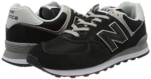 New Balance Hombre 574v2-core Trainers Zapatillas, Negro (Black), 36 EU