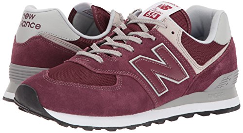 New Balance Hombre 574v2-core Trainers Zapatillas, Rojo (Burgundy), 40 EU