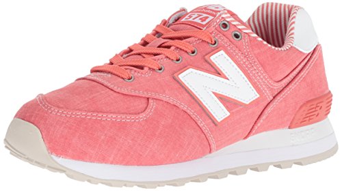 New Balance Schuhe WL 574 Coral with-White (WL574CHE) 37 Rot