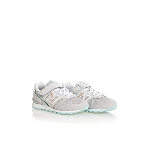 New Balance YV996HGY, Zapatillas Deportivas, Gris/Azul, 33 EU