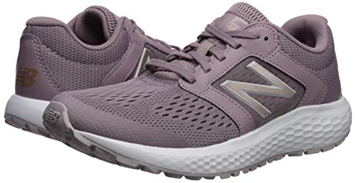 New Balance Zapatillas de correr para mujer 520 V5, morado (Cachemira/Blanco/Champán Metálico), 36 EU