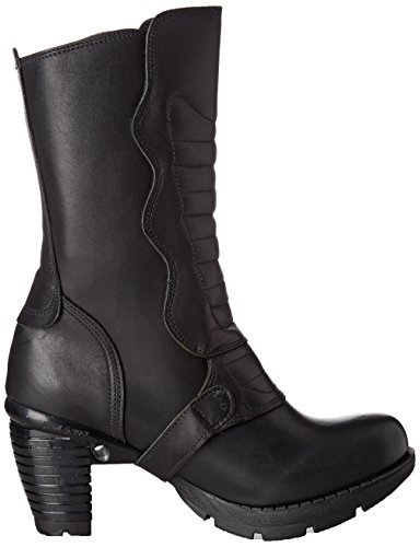 New Rock M-TR003X-S1 - Botas de Otra Piel Mujer, Negro (Negro (Black 001)), 41 EU