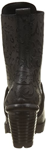 New Rock M.TR001X-S2, Botas Militares Mujer, Negro (Negro 001), 37 EU