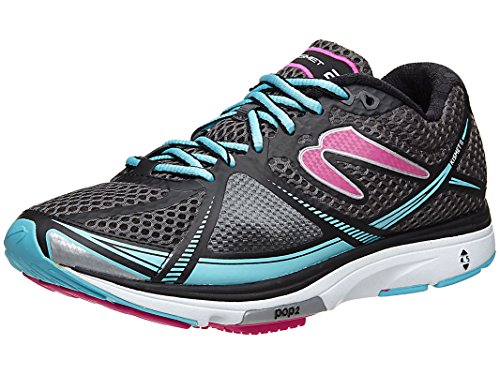 Newton Running Women's Kismet II Running Shoe, Zapatillas Mujer, Negro (Black/Pink), 38 EU