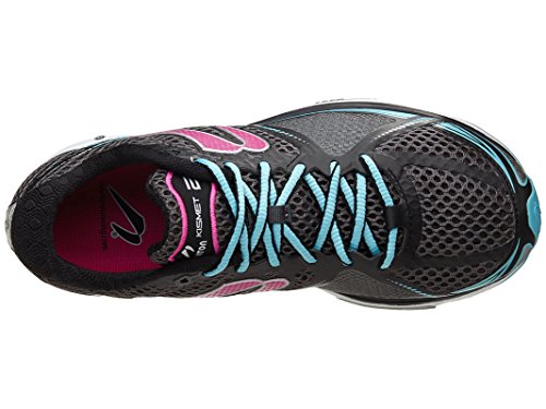 Newton Running Women's Kismet II Running Shoe, Zapatillas Mujer, Negro (Black/Pink), 38 EU