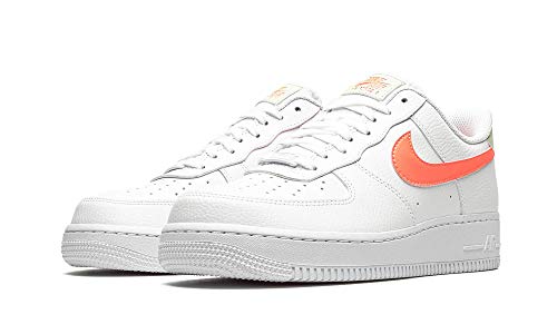 Nike Air Force 1 '07, Zapatillas de bsquetbol Unisex Adulto, White Atomic Pink Fossil White, 36 EU