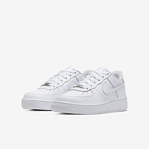 Nike Air Force 1 (GS) Zapatillas de baloncesto, Niños, Blanco (White / White-White), 35 1/2