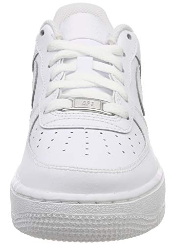 Nike Air Force 1 (GS) Zapatillas de baloncesto, Niños, Blanco (White / White-White), 35 1/2