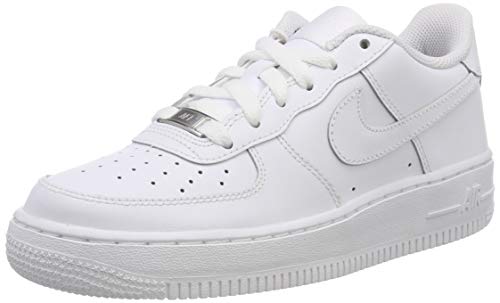 Nike Air Force 1 (GS) Zapatillas de baloncesto, Niños, Blanco (White / White-White), 35 1/2