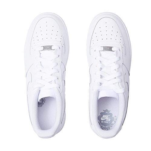 Nike Air Force 1, Zapatillas de Baloncesto Unisex Niños, Blanco (White / White-White), 37.5 EU