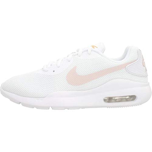 Nike Air MAX Oketo, Running Shoe Mujer, Blanco/Polen Libre/Rosado Ligero, 38 EU