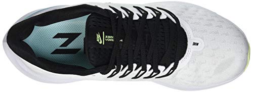 NIKE Air Zoom Vomero 14, Running Shoe Mujer, White Glacier Ice Black Pure Platinum, 38 EU