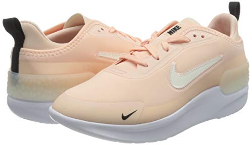 Nike Amixa, Sneaker Mujer, Washed Coral/Pale Ivory-Black-White, 38.5 EU