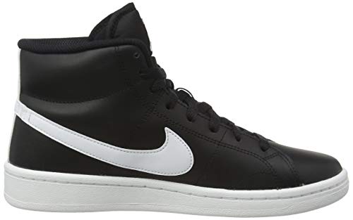 Nike Court Royale 2 Mid, Zapatillas Mujer, Negro Blanco, 38 EU