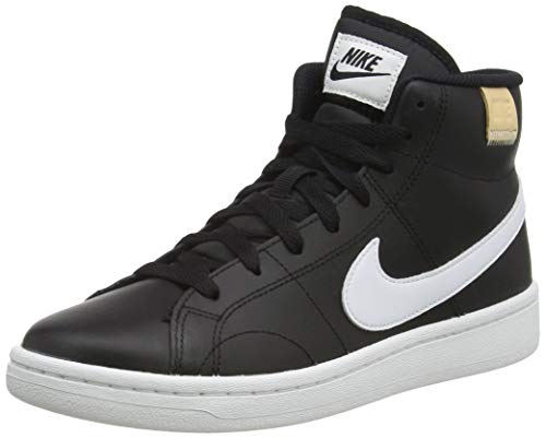 Nike Court Royale 2 Mid, Zapatillas Mujer, Negro Blanco, 42.5 EU