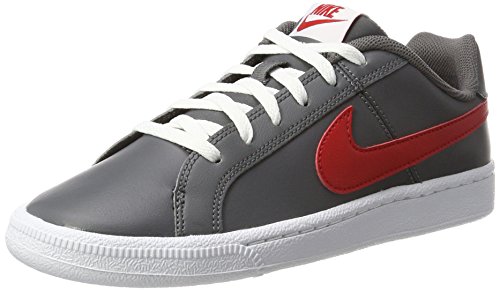 Nike Court Royale GS, Zapatillas de Gimnasia para Niñas, Gris (Dk Grey/Univ Red/White), 38 EU