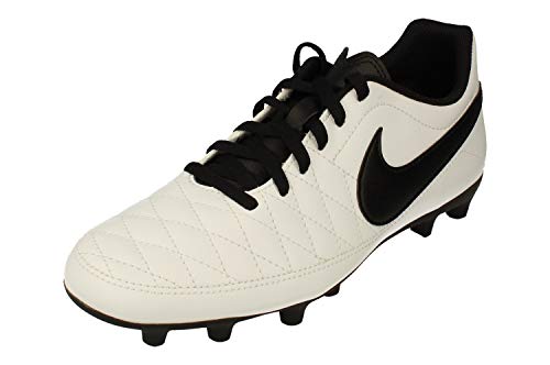 Nike Majestry FG, Zapatillas de Deporte Unisex Adulto, Multicolor (White/Black/Amarillo 107), 44 EU