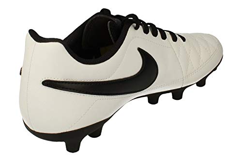 Nike Majestry FG, Zapatillas de Deporte Unisex Adulto, Multicolor (White/Black/Amarillo 107), 46 EU