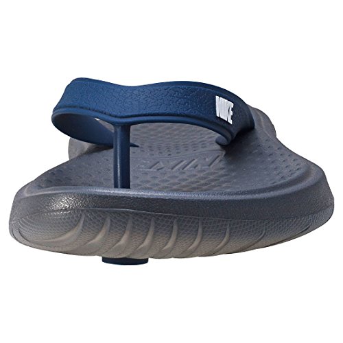 Nike Men's Solay Thong Sandals Dark Grey/White-Midnight Navy 6 (Grey/White/Navy, 7 D(M) US)