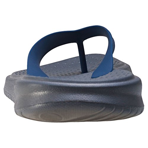 Nike Men's Solay Thong Sandals Dark Grey/White-Midnight Navy 6 (Grey/White/Navy, 7 D(M) US)