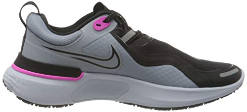 Nike React Miler Shield, Zapatillas para Correr Mujer, Obsidian Mist Black Aurora Gre, 39 EU