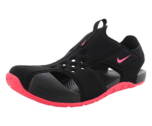 Nike Sunray Protect 2 (PS), Sandal, Black/Racer Pink, 28 EU